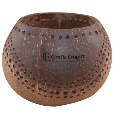 Coconut Tea Light  Candle Holder