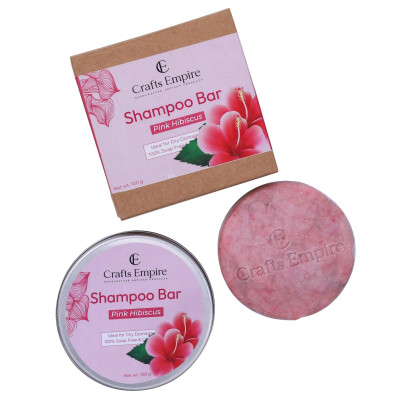 Pink Hibiscus Shampoo Bar